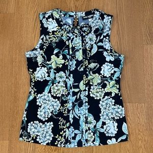 Floral tank blouse